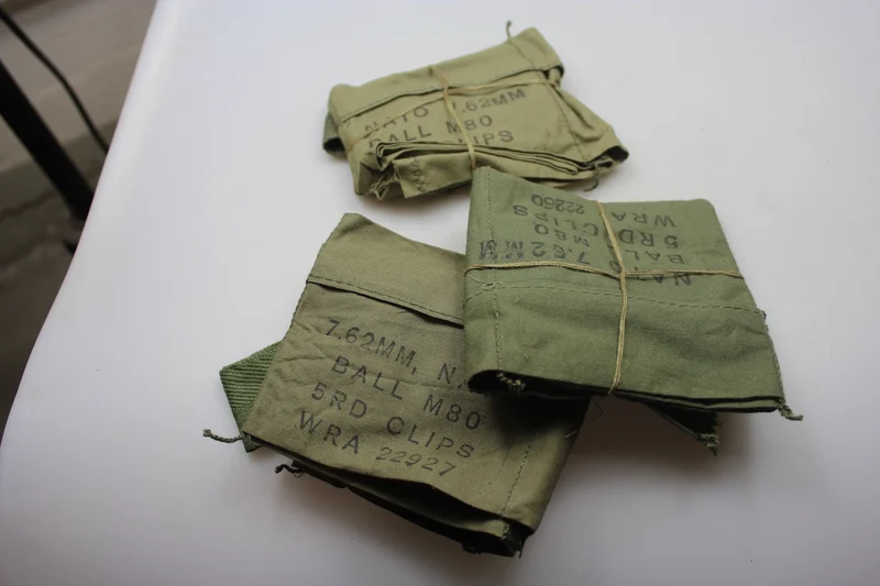 US-Armee Vietnam - #3 zusätzliche Patronengurte für Garand-Munition