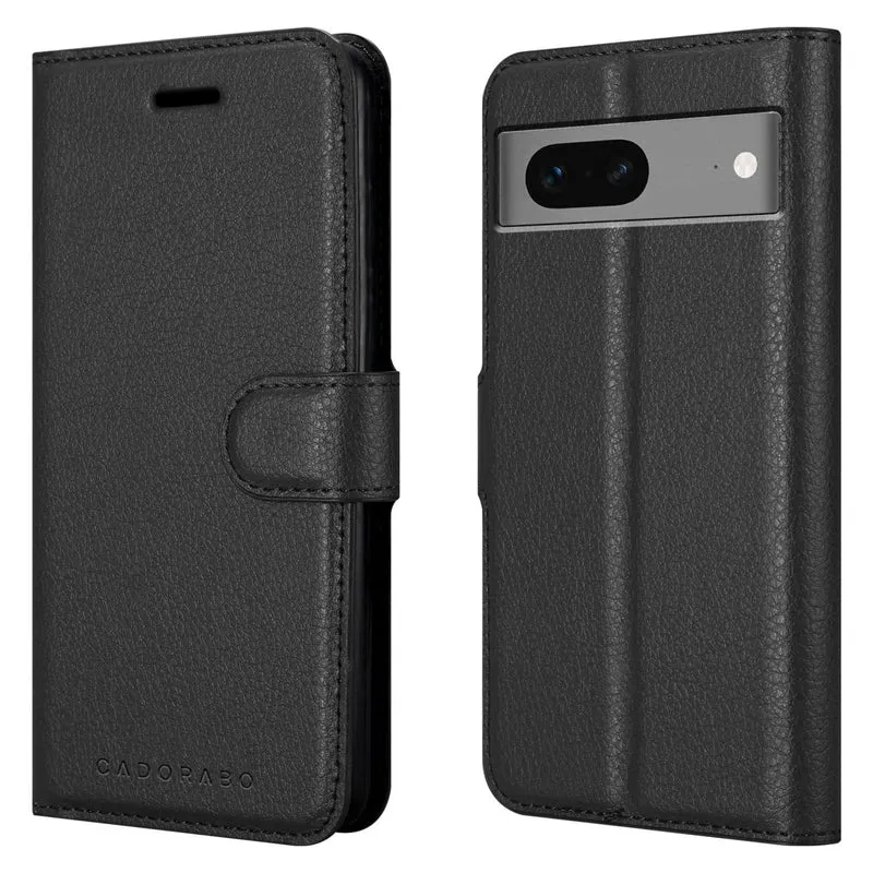 Cadorabo Hülle kompatibel mit Google PIXEL 7 Schutzhülle mit Magnetverschluss, Standfunktion und Kartenfach