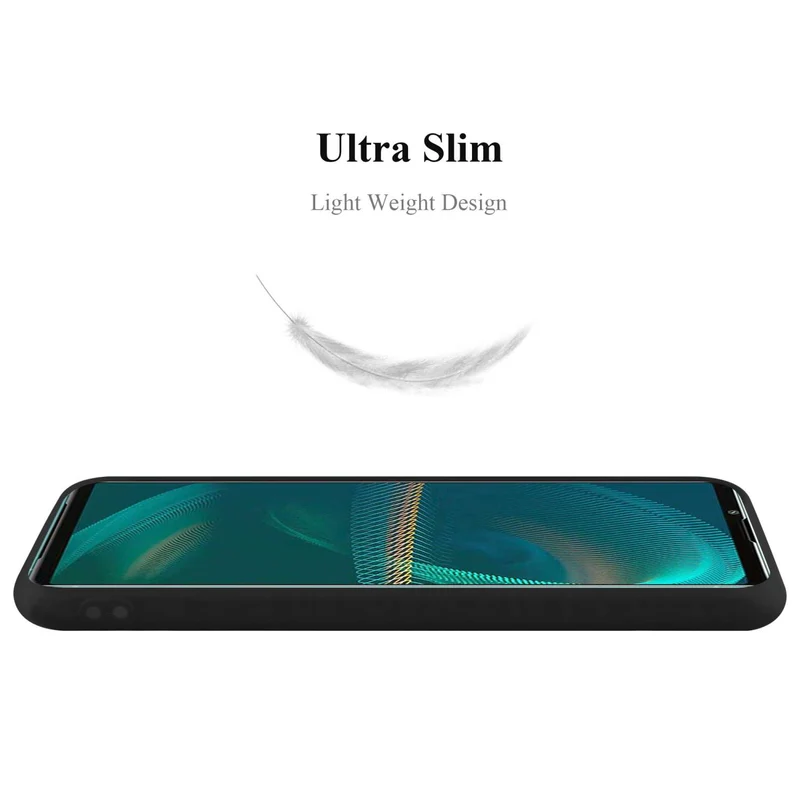 Cadorabo Hülle kompatibel mit Sony Xperia 5 III Schutzhülle aus flexiblem TPU Silikon