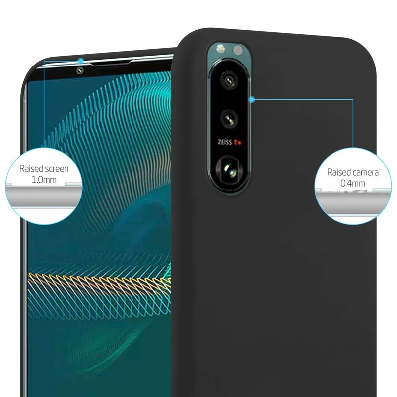 Cadorabo Hülle kompatibel mit Sony Xperia 5 III Schutzhülle aus flexiblem TPU Silikon