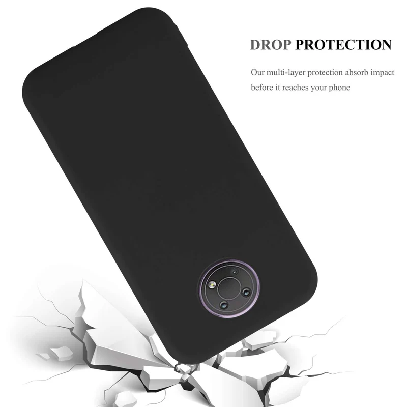 Cadorabo Hülle kompatibel mit Nokia G10 / G20 Schutzhülle aus flexiblem TPU Silikon