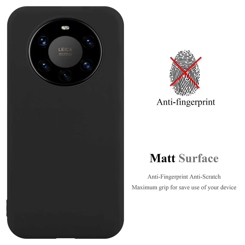 Cadorabo Hülle kompatibel mit Huawei MATE 40 PRO Schutzhülle aus flexiblem TPU Silikon