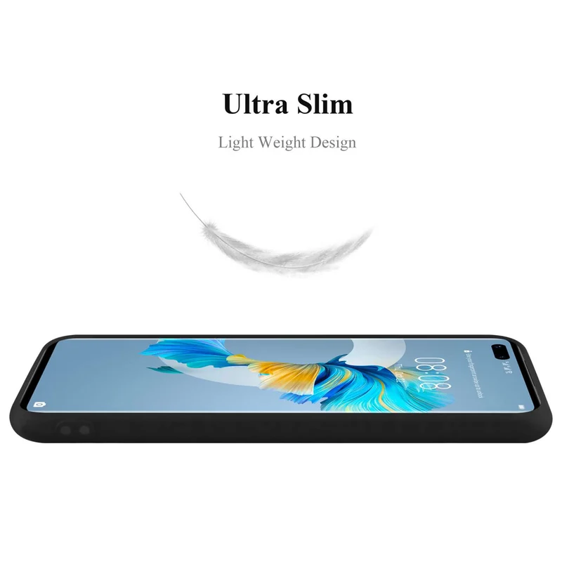 Cadorabo Hülle kompatibel mit Huawei MATE 40 PRO Schutzhülle aus flexiblem TPU Silikon