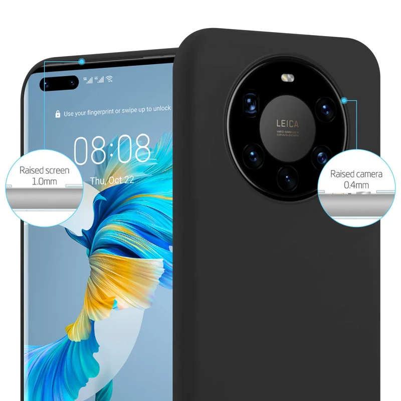 Cadorabo Hülle kompatibel mit Huawei MATE 40 PRO Schutzhülle aus flexiblem TPU Silikon