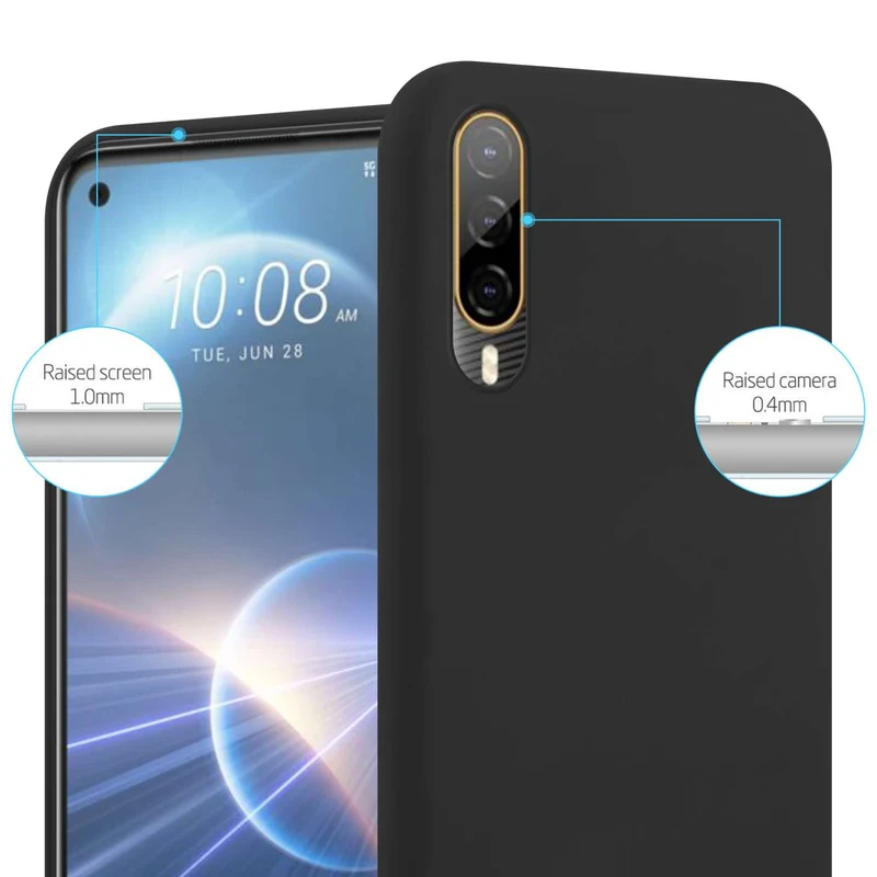 Cadorabo Hülle kompatibel mit HTC Desire 22 PRO Schutzhülle aus flexiblem TPU Silikon