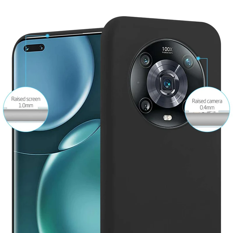Cadorabo Hülle kompatibel mit Honor MAGIC 4 PRO Schutzhülle aus flexiblem TPU Silikon