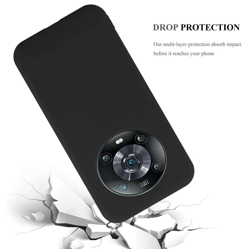 Cadorabo Hülle kompatibel mit Honor MAGIC 4 PRO Schutzhülle aus flexiblem TPU Silikon