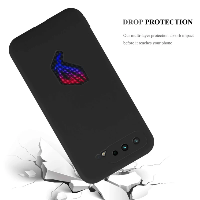 Cadorabo Hülle kompatibel mit Asus ROG Phone 5 Schutzhülle aus flexiblem TPU Silikon