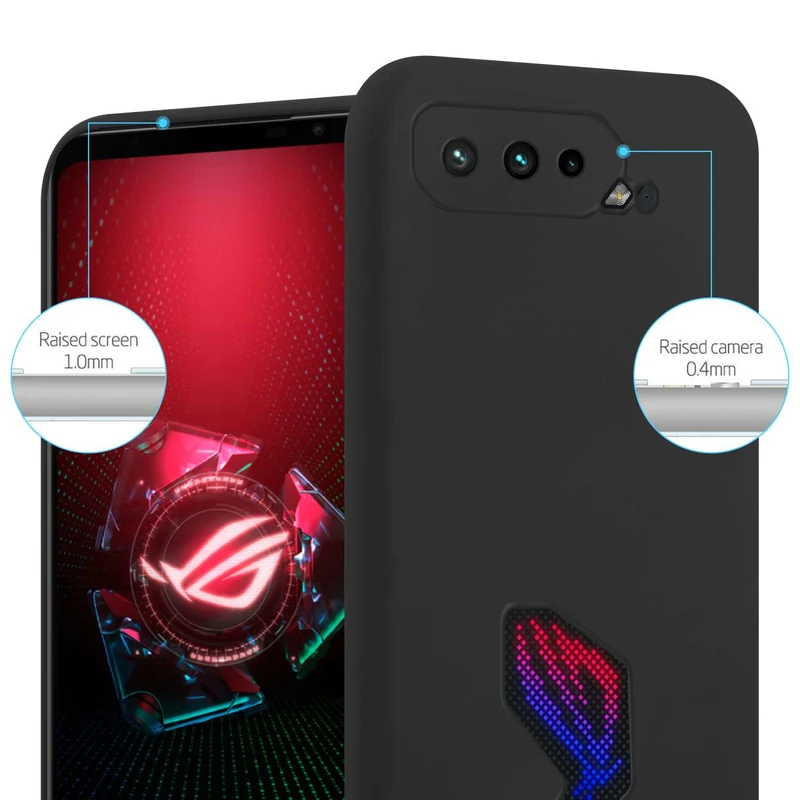 Cadorabo Hülle kompatibel mit Asus ROG Phone 5 Schutzhülle aus flexiblem TPU Silikon