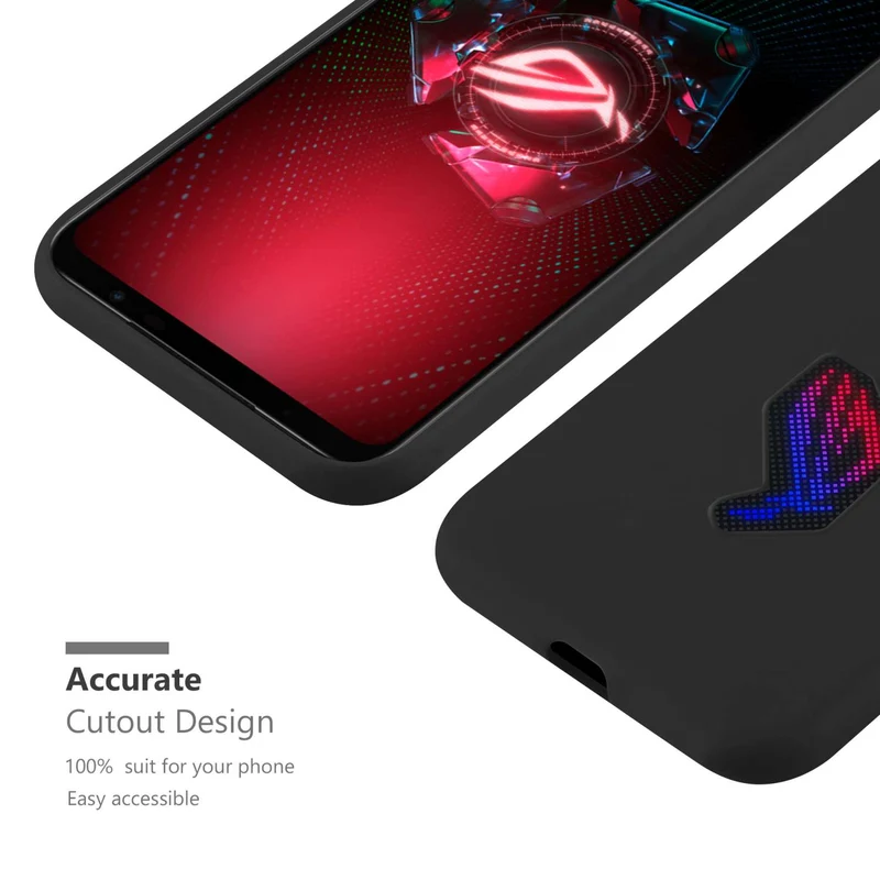 Cadorabo Hülle kompatibel mit Asus ROG Phone 5 Schutzhülle aus flexiblem TPU Silikon