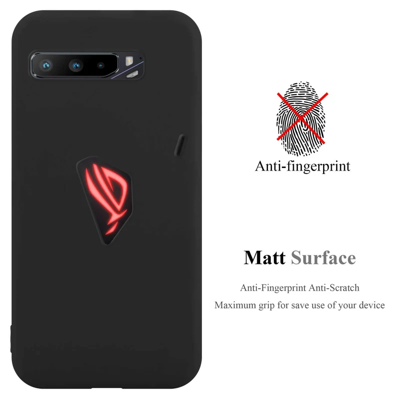 Cadorabo Hülle kompatibel mit Asus ROG Phone 3 Schutzhülle aus flexiblem TPU Silikon