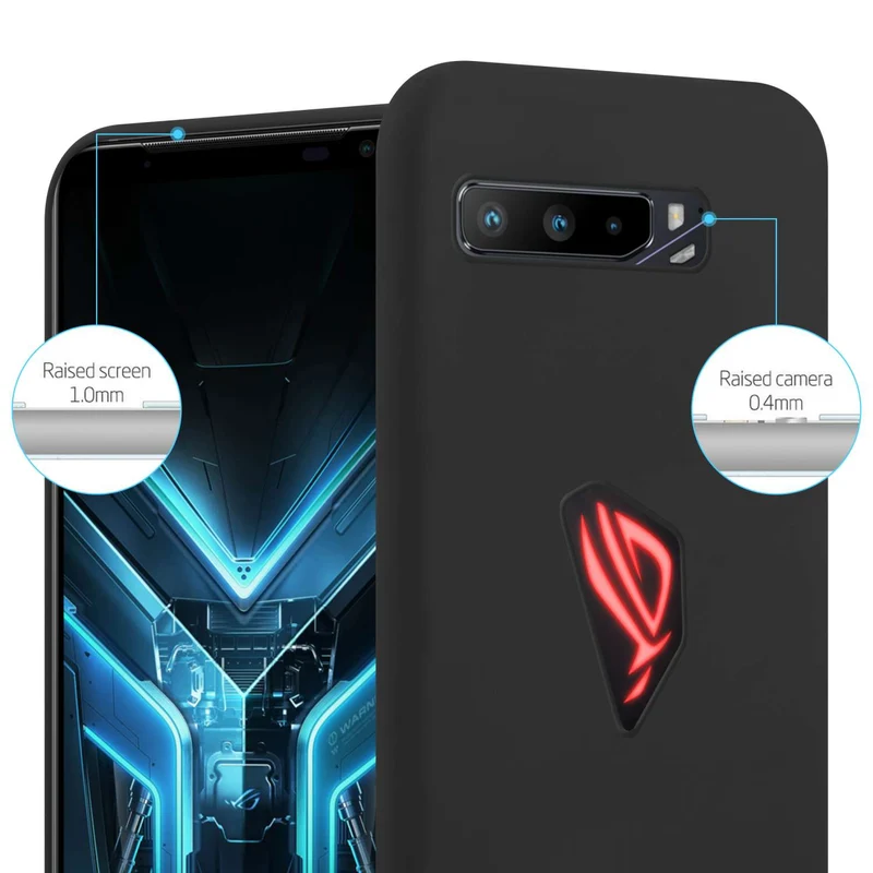 Cadorabo Hülle kompatibel mit Asus ROG Phone 3 Schutzhülle aus flexiblem TPU Silikon