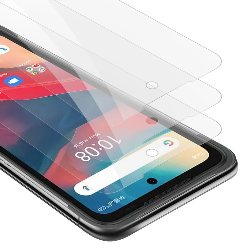 Cadorabo 3x Panzer Folie kompatibel mit Umidigi Bison GT2 4G / 5G / GT2 PRO - Schutzfolie 3er Pack Gehärtetes (Tempered) Display-Schutzglas in 9H Härte mit 3D Touch Kompatibilität