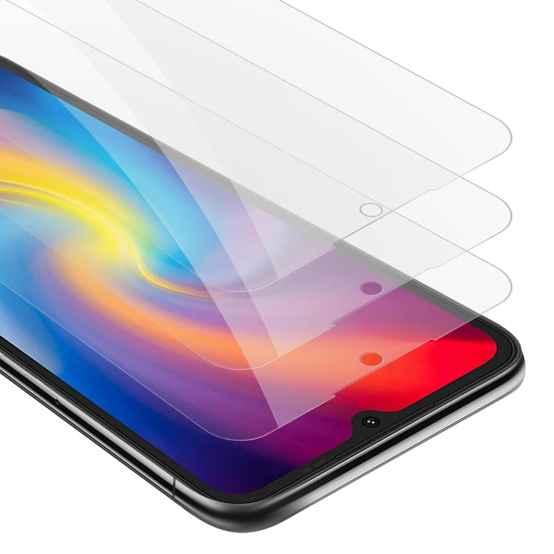 Cadorabo 3x Panzer Folie kompatibel mit Umidigi A13 PRO 4G - Schutzfolie 3er Pack Gehärtetes (Tempered) Display-Schutzglas in 9H Härte mit 3D Touch Kompatibilität
