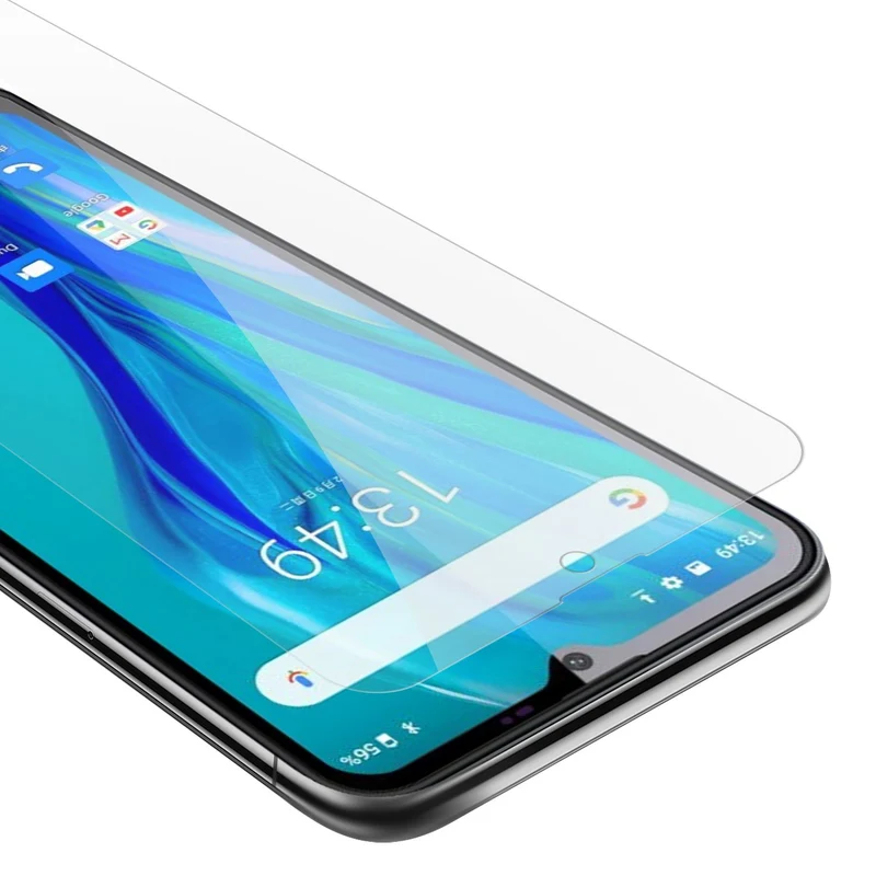 Cadorabo Panzer Folie kompatibel mit Oukitel C23 PRO - Schutzfolie Gehärtetes (Tempered) Display-Schutzglas in 9H Härte mit 3D Touch Kompatibilität