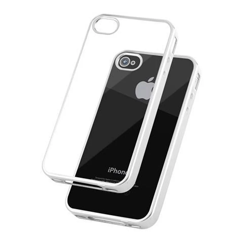 Cadorabo Hülle kompatibel mit Apple iPhone 4 / 4S Schutzhülle aus flexiblem TPU Silikon