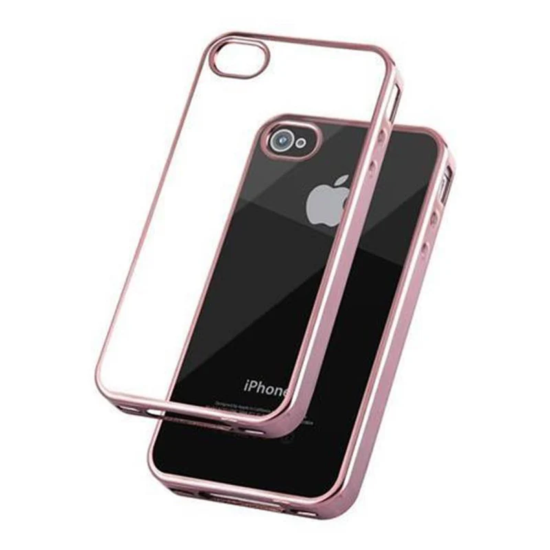 Cadorabo Hülle kompatibel mit Apple iPhone 4 / 4S Schutzhülle aus flexiblem TPU Silikon