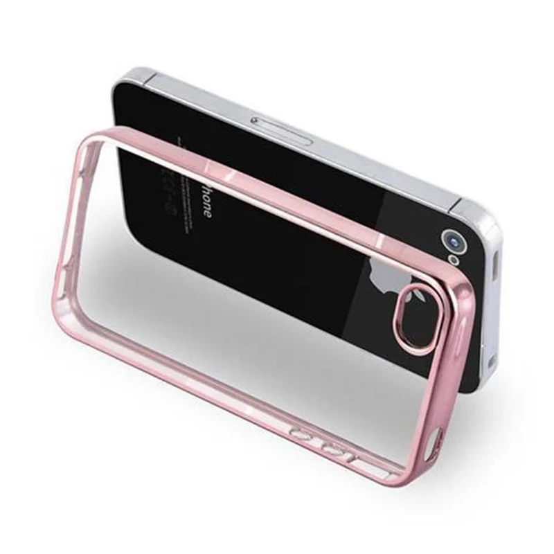 Cadorabo Hülle kompatibel mit Apple iPhone 4 / 4S Schutzhülle aus flexiblem TPU Silikon