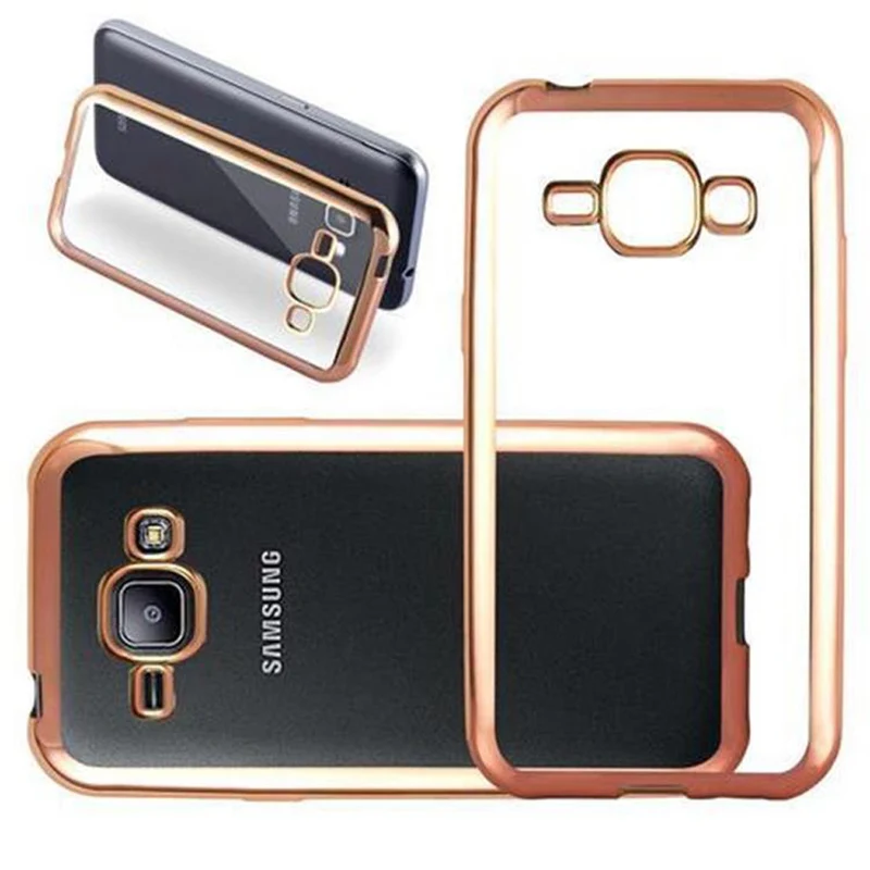 Cadorabo Hülle kompatibel mit Samsung Galaxy J1 2015 Schutzhülle aus flexiblem TPU Silikon