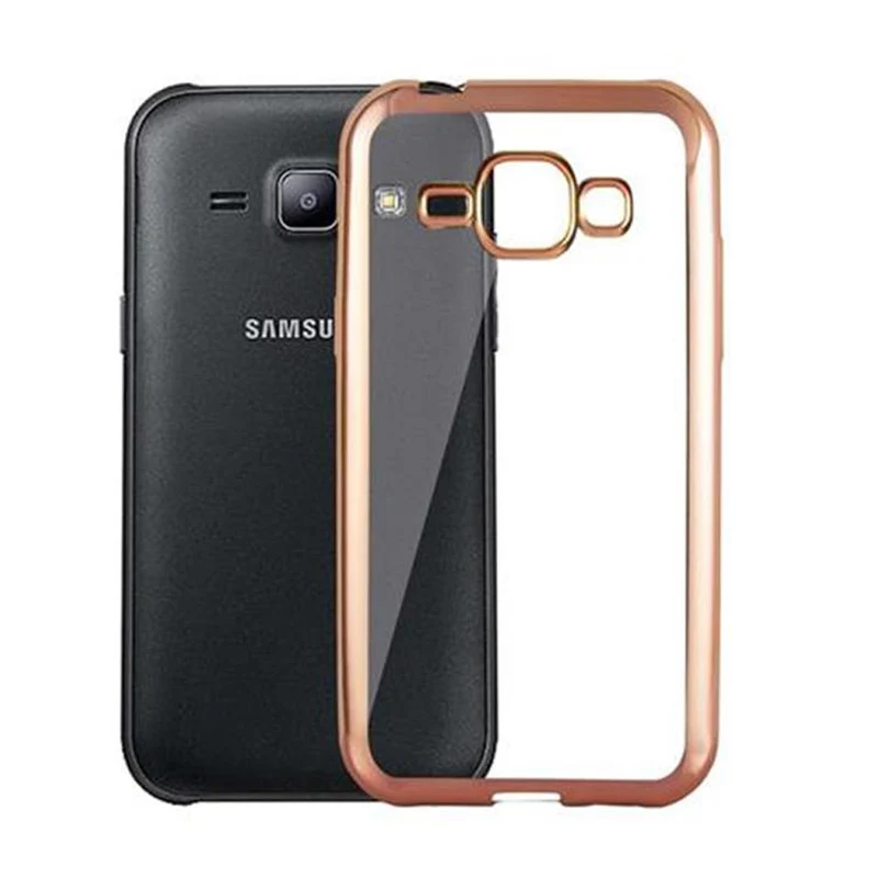 Cadorabo Hülle kompatibel mit Samsung Galaxy J1 2015 Schutzhülle aus flexiblem TPU Silikon