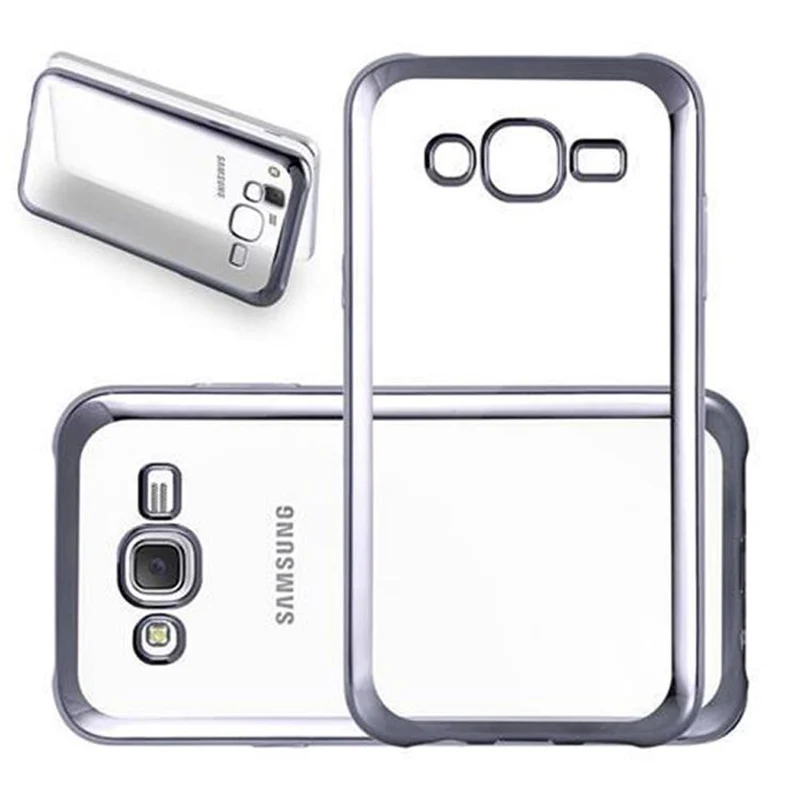 Cadorabo Hülle kompatibel mit Samsung Galaxy J5 2015 Schutzhülle aus flexiblem TPU Silikon