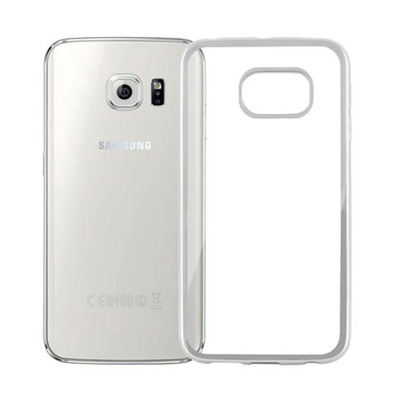 Cadorabo Hülle kompatibel mit Samsung Galaxy S6 EDGE Schutzhülle aus flexiblem TPU Silikon