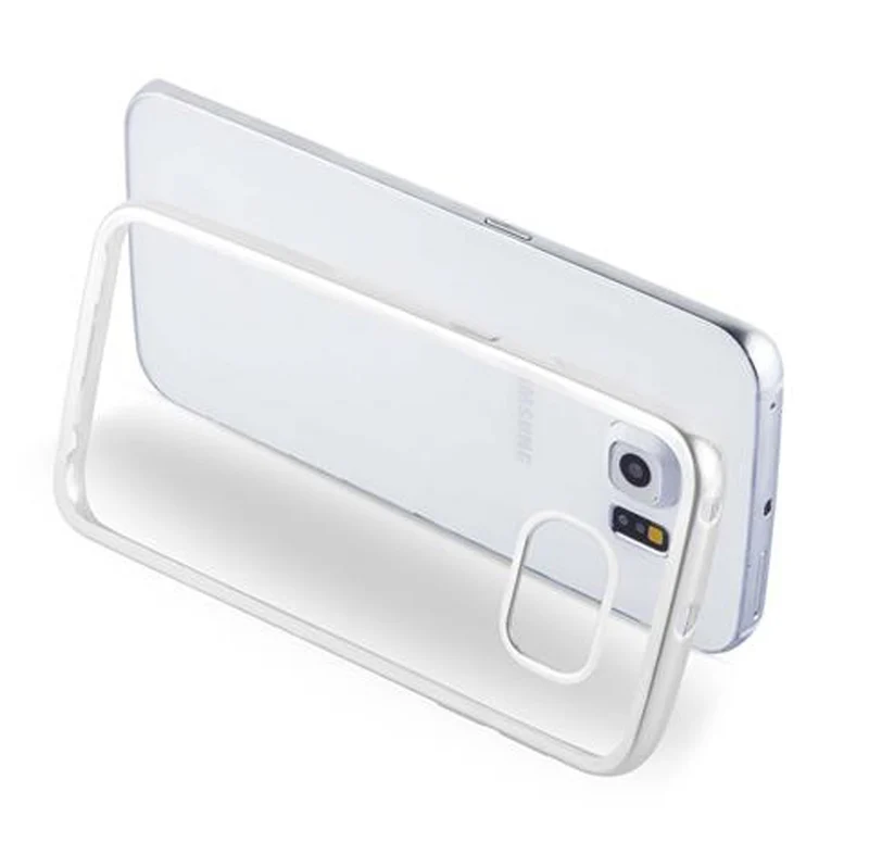 Cadorabo Hülle kompatibel mit Samsung Galaxy S6 EDGE Schutzhülle aus flexiblem TPU Silikon