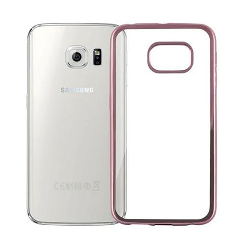Cadorabo Hülle kompatibel mit Samsung Galaxy S6 EDGE Schutzhülle aus flexiblem TPU Silikon