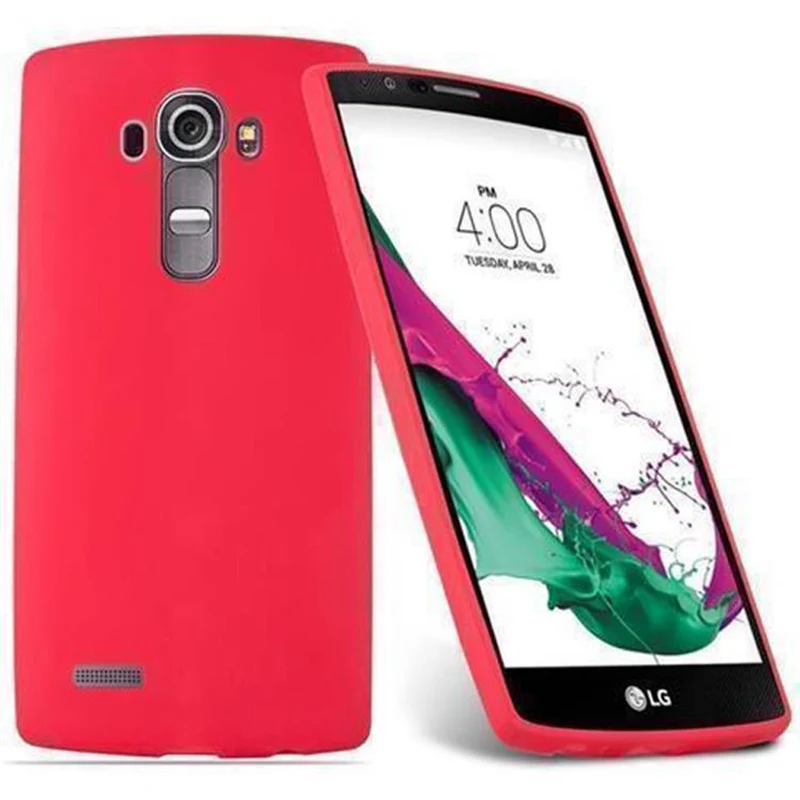Cadorabo Hülle kompatibel mit LG G4 / G4 PLUS Schutzhülle aus flexiblem TPU Silikon
