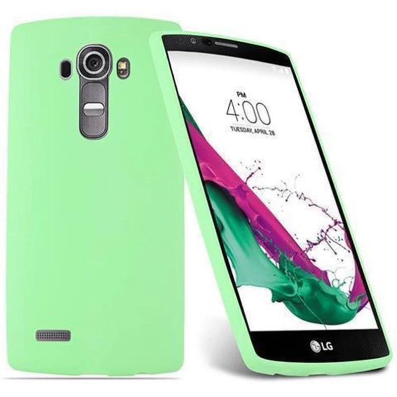 Cadorabo Hülle kompatibel mit LG G4 / G4 PLUS Schutzhülle aus flexiblem TPU Silikon
