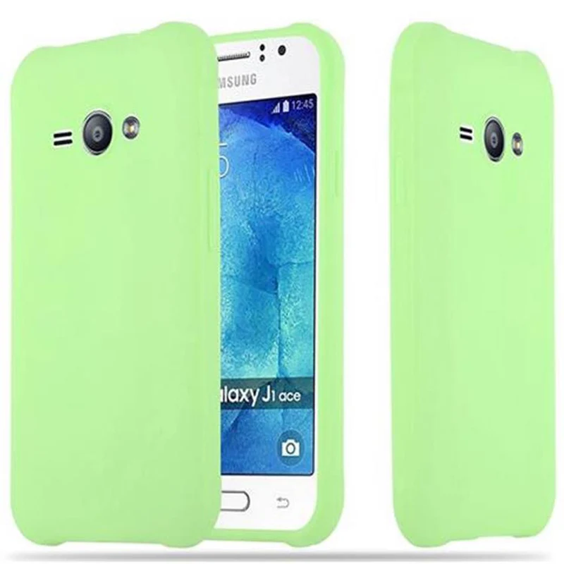 Cadorabo Hülle kompatibel mit Samsung Galaxy J1 ACE Schutzhülle aus flexiblem TPU Silikon