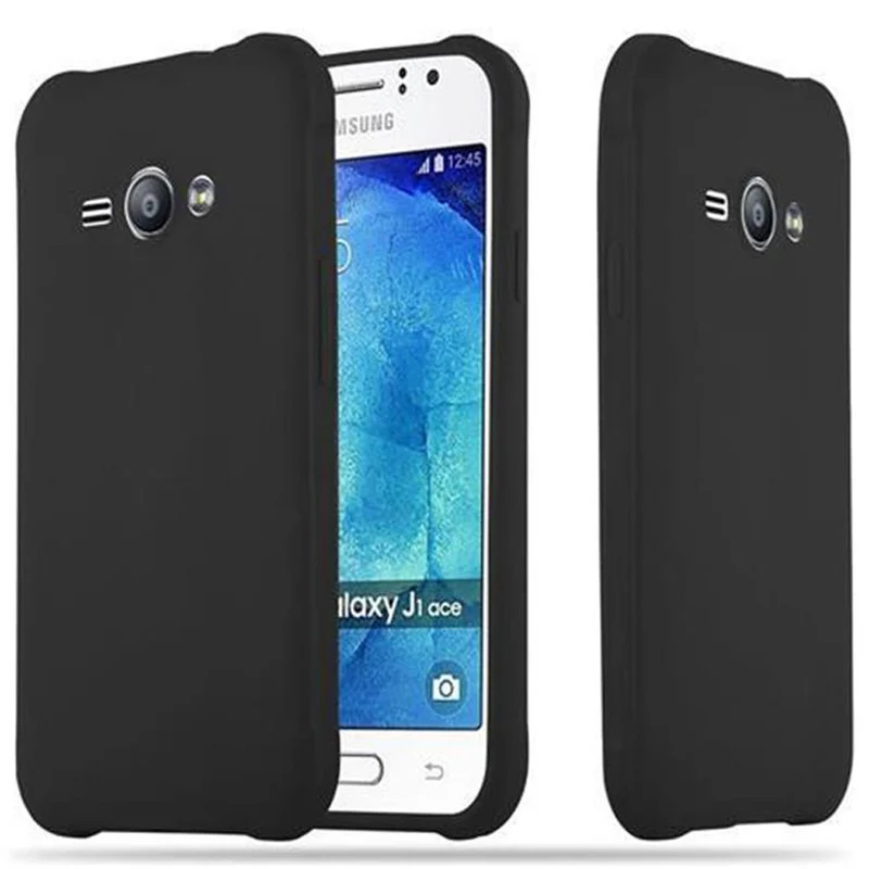 Cadorabo Hülle kompatibel mit Samsung Galaxy J1 ACE Schutzhülle aus flexiblem TPU Silikon