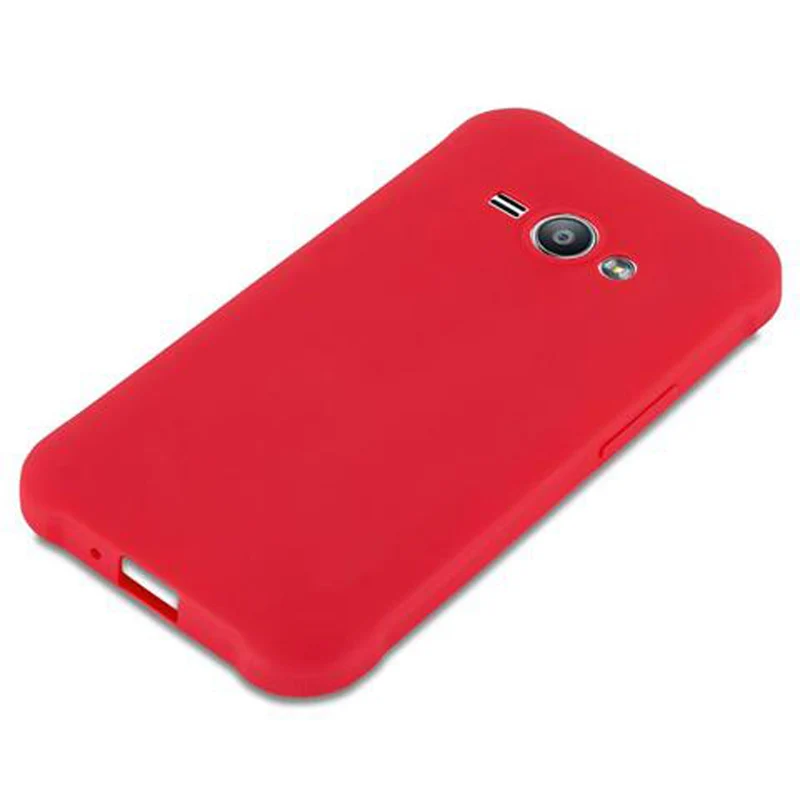 Cadorabo Hülle kompatibel mit Samsung Galaxy J1 ACE Schutzhülle aus flexiblem TPU Silikon