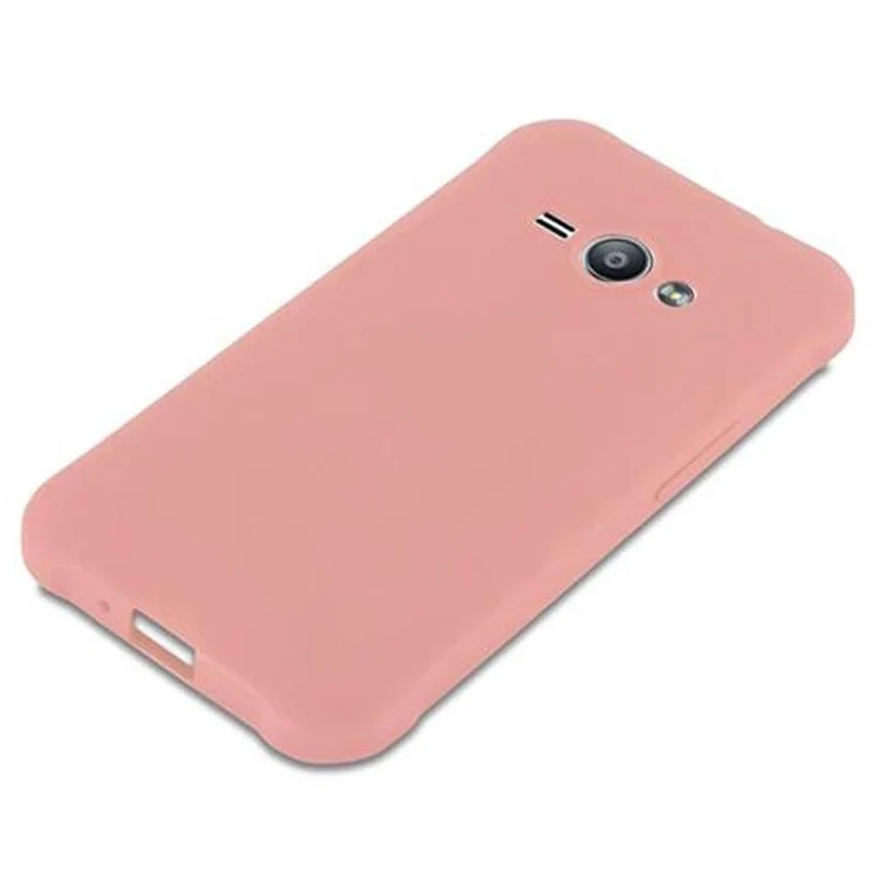 Cadorabo Hülle kompatibel mit Samsung Galaxy J1 ACE Schutzhülle aus flexiblem TPU Silikon