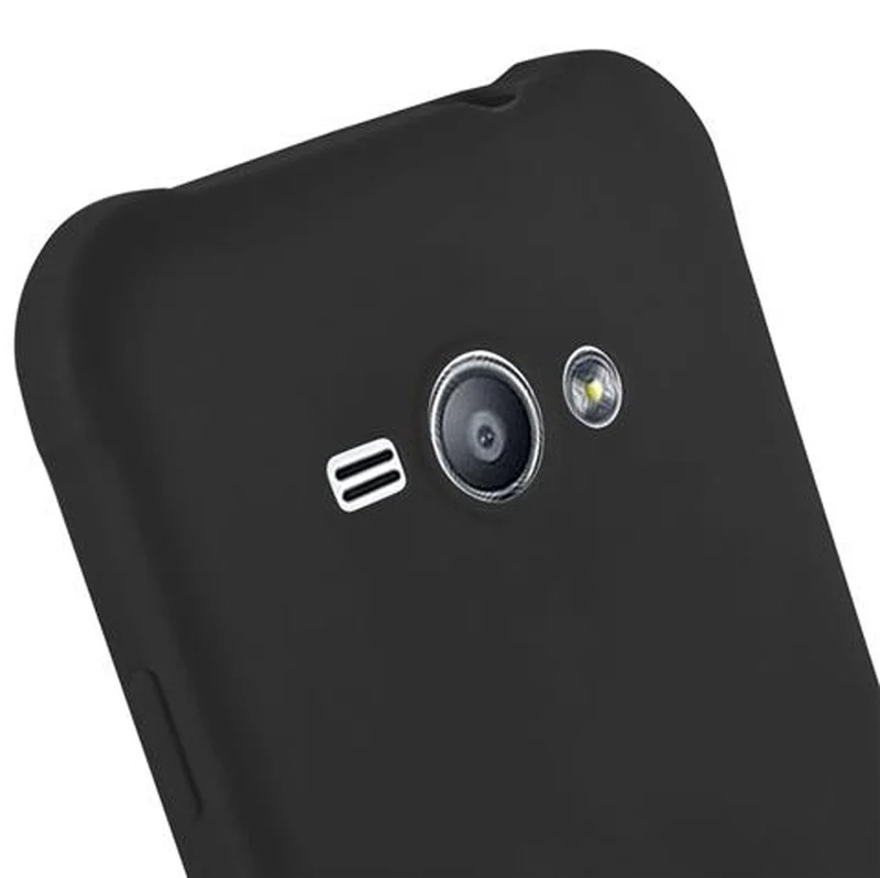 Cadorabo Hülle kompatibel mit Samsung Galaxy J1 ACE Schutzhülle aus flexiblem TPU Silikon