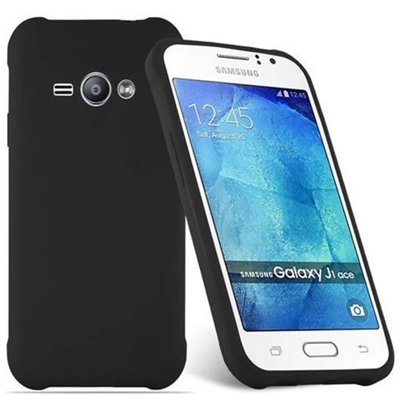 Cadorabo Hülle kompatibel mit Samsung Galaxy J1 ACE Schutzhülle aus flexiblem TPU Silikon
