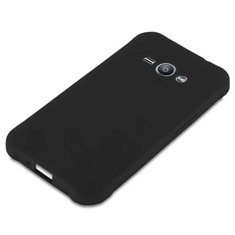 Cadorabo Hülle kompatibel mit Samsung Galaxy J1 ACE Schutzhülle aus flexiblem TPU Silikon