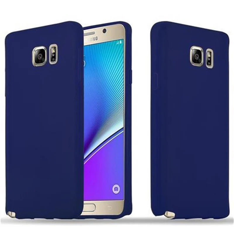 Cadorabo Hülle kompatibel mit Samsung Galaxy NOTE 5 Schutzhülle aus flexiblem TPU Silikon