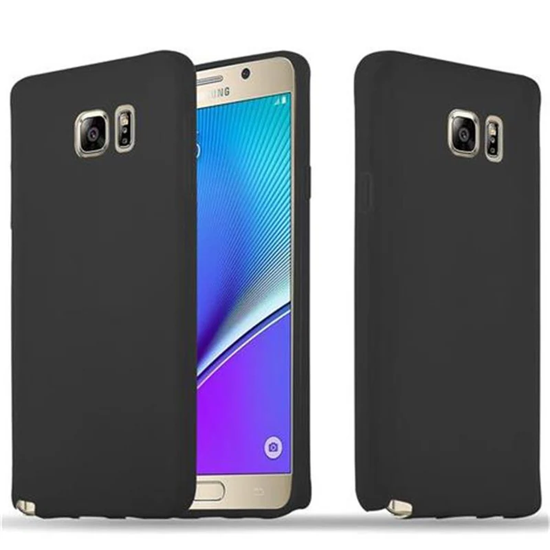 Cadorabo Hülle kompatibel mit Samsung Galaxy NOTE 5 Schutzhülle aus flexiblem TPU Silikon