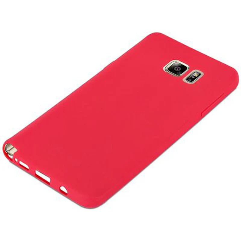 Cadorabo Hülle kompatibel mit Samsung Galaxy NOTE 5 Schutzhülle aus flexiblem TPU Silikon