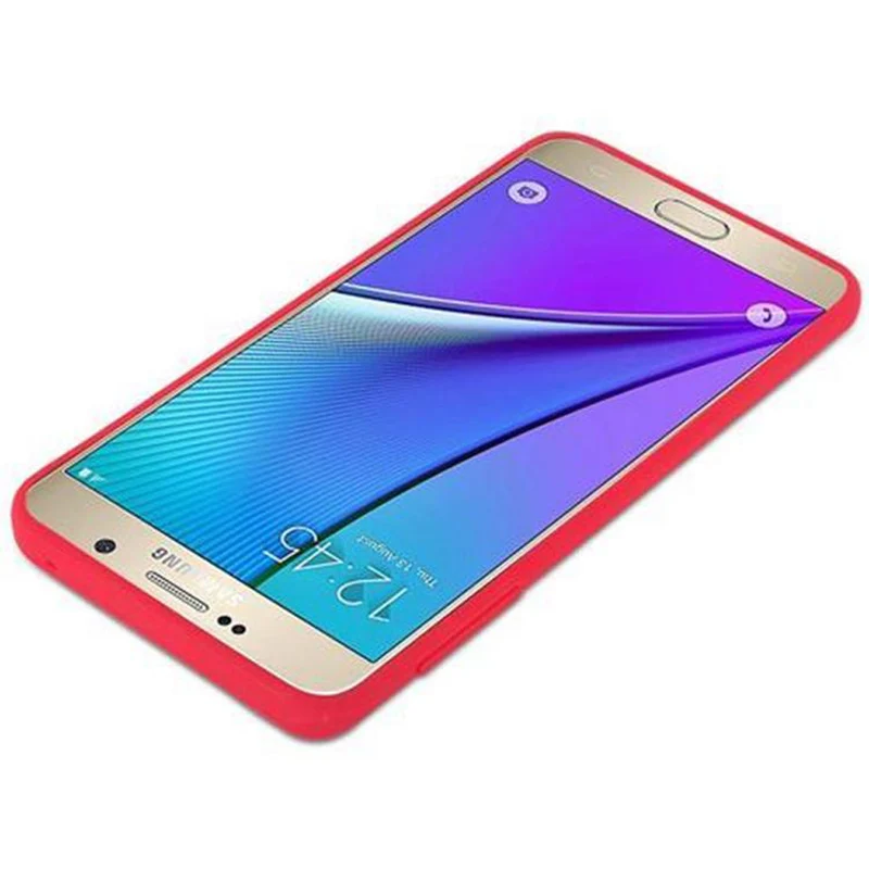 Cadorabo Hülle kompatibel mit Samsung Galaxy NOTE 5 Schutzhülle aus flexiblem TPU Silikon