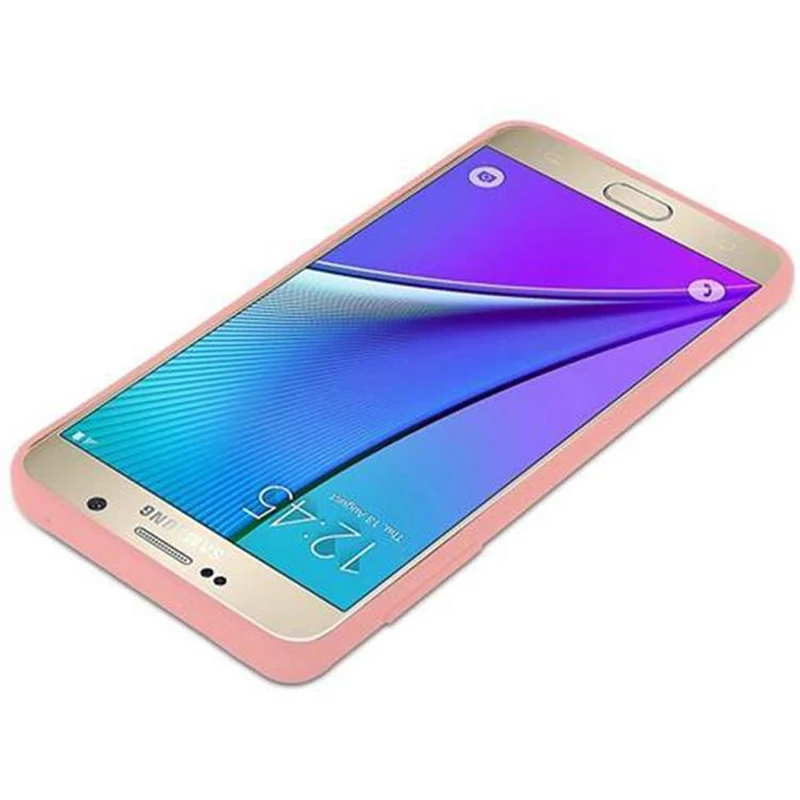 Cadorabo Hülle kompatibel mit Samsung Galaxy NOTE 5 Schutzhülle aus flexiblem TPU Silikon