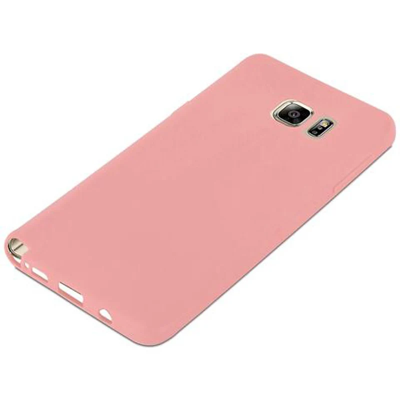 Cadorabo Hülle kompatibel mit Samsung Galaxy NOTE 5 Schutzhülle aus flexiblem TPU Silikon