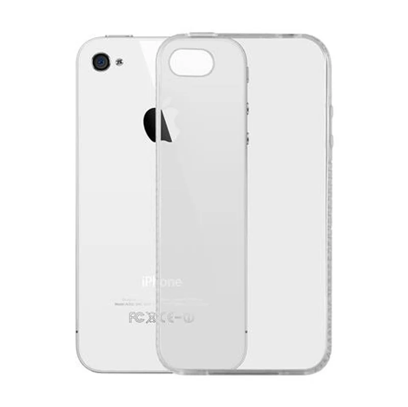Cadorabo Hülle kompatibel mit Apple iPhone 4 / 4S Schutzhülle aus flexiblem TPU Silikon im Strass Design