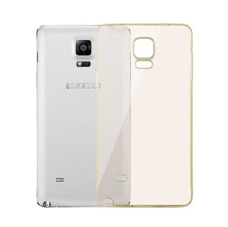 Cadorabo Hülle kompatibel mit Samsung Galaxy NOTE 4 Schutzhülle aus flexiblem TPU Silikon im Strass Design