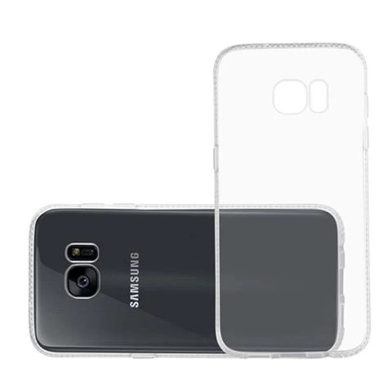 Cadorabo Hülle kompatibel mit Samsung Galaxy S7 EDGE Schutzhülle aus flexiblem TPU Silikon im Strass Design