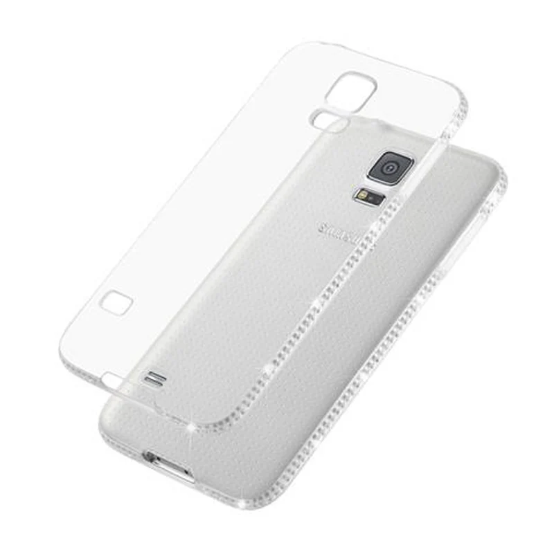 Cadorabo Hülle kompatibel mit Samsung Galaxy S5 / S5 NEO Schutzhülle aus flexiblem TPU Silikon im Strass Design