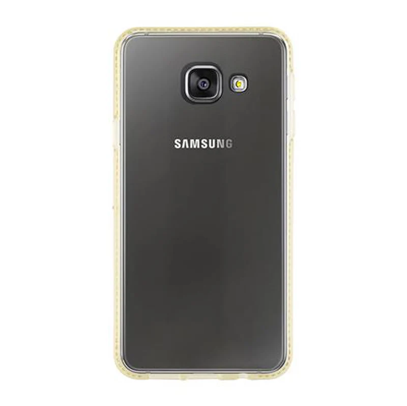 Cadorabo Hülle kompatibel mit Samsung Galaxy A3 2016 Schutzhülle aus flexiblem TPU Silikon im Strass Design