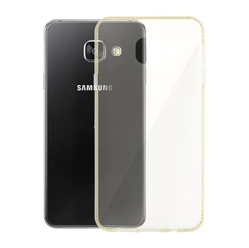 Cadorabo Hülle kompatibel mit Samsung Galaxy A3 2016 Schutzhülle aus flexiblem TPU Silikon im Strass Design