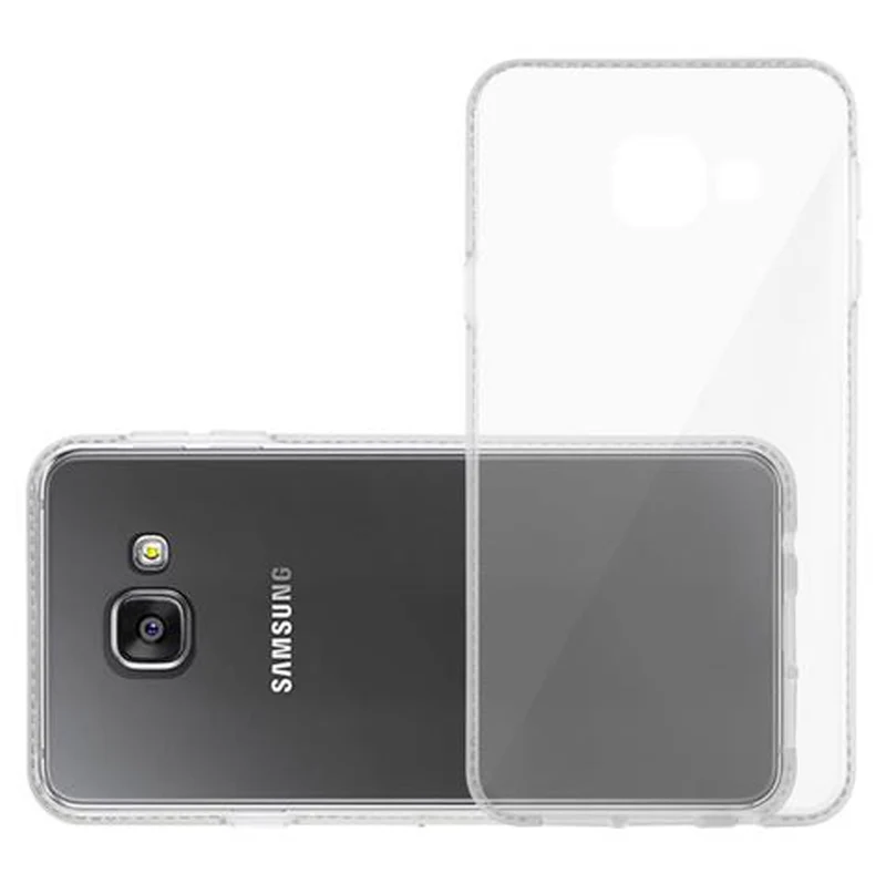 Cadorabo Hülle kompatibel mit Samsung Galaxy A3 2016 Schutzhülle aus flexiblem TPU Silikon im Strass Design